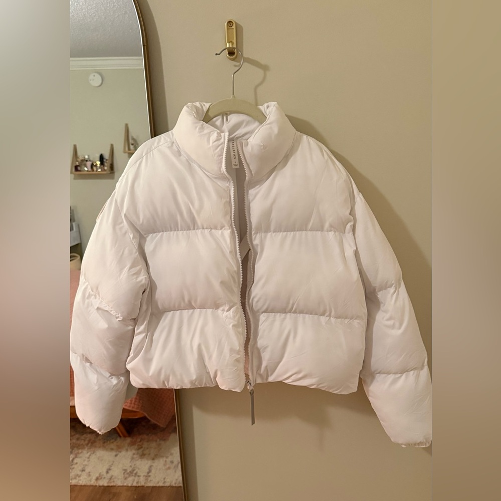 Fabletics Classic White Puffer Jacket